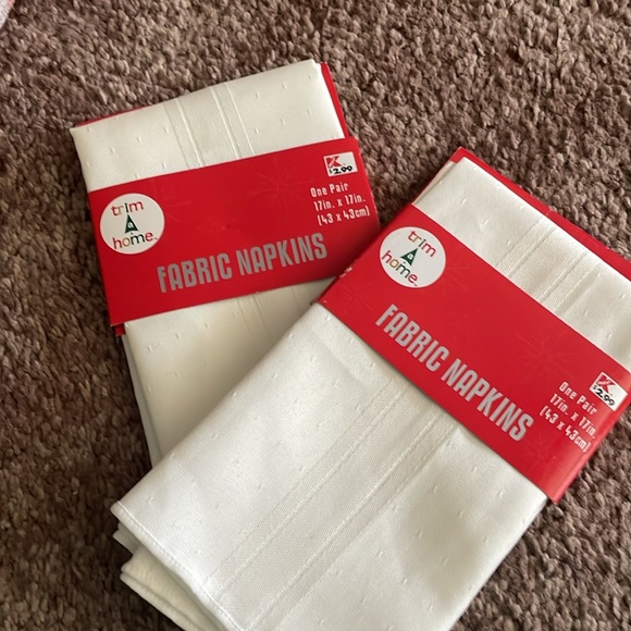 Kmart cream napkins - Picture 2 of 3